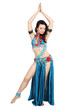 dancer in a turquoise dress