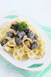 mushrooms in cream sauce