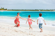 Beautiful family on a beach