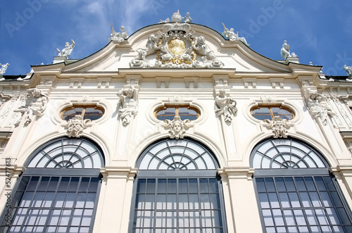 Photo: Baroque castle Belvedere in Vienna, Austria Baroque castle Belvedere in Vienna, Austria