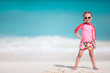 Foto: Cute little girl at beach Cute little girl at beach