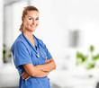 Friendly nurse portrait