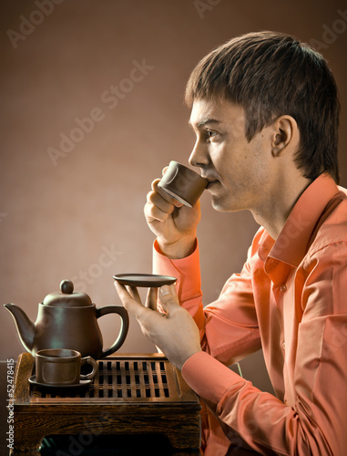 Photo: man with tea man with tea