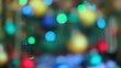 New Year pine tree defocused.