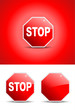 Stop Sign With Blank Sign Include