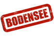 Grunge Stempel rot BODENSEE