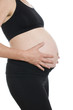 Hände auf Babybauch