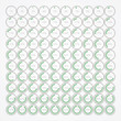 set of infographic percentage bubbles