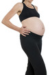 Babybauch, schwangere Frau