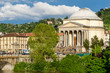 Turin (Torino), panorama with river Po and Mole Antonelliana