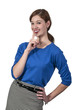 Woman Saying Be Quiet