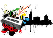 tape cassette skyline