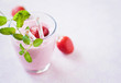 Photo: frischer erdbeershake frischer erdbeershake
