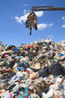 Graber crane working in landfill