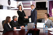 Business people working in conference room