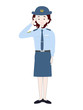 女性警察官