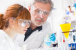 Photo: Health care professionals in lab. Health care professionals in lab.