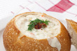 Photo: Clam Chowder in Bread Bowl Clam Chowder in Bread Bowl
