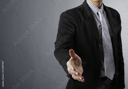 Photo: open hand ready to seal open hand ready to seal