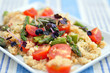 Couscous Salat mit Spargel und Tomaten