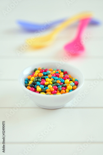 Photo: Bunte Zuckerstreusel Bunte Zuckerstreusel