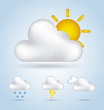 Vector: graphics of climates graphics of climates