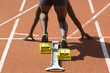 Photo: black sprinter start black sprinter start