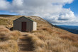 mountain hut on Mt Robert in Nelson Lakes