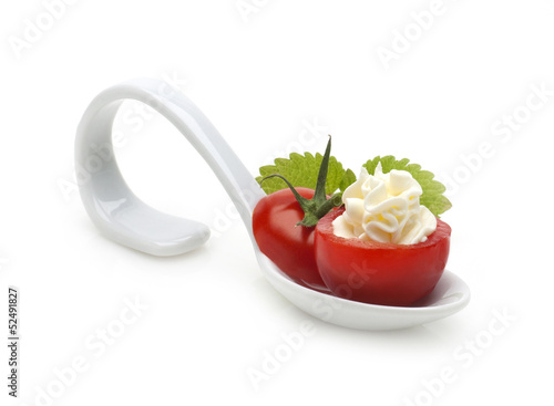 Photo: stuffed cherry tomato(appetizer) stuffed cherry tomato(appetizer)