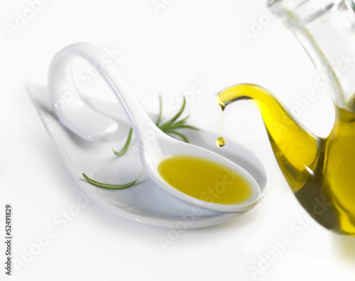 Photo: spoonful of virgin olive oil spoonful of virgin olive oil