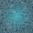 Swirl round pattern hand-drawn