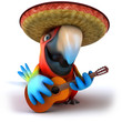 Fun parrot