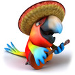 Fun parrot