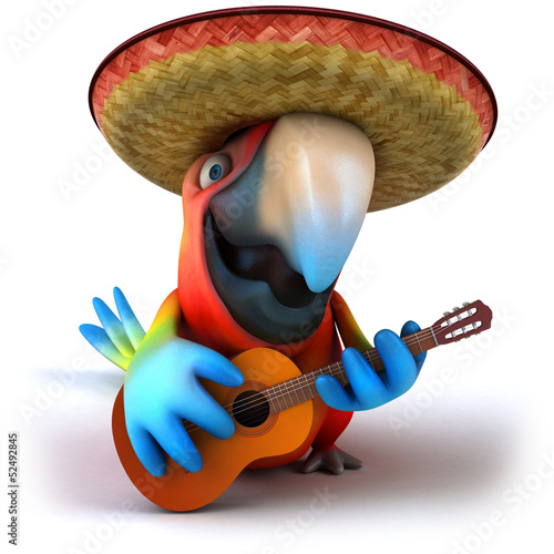 Illustration: Fun parrot Fun parrot