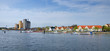 Spring panorama of Solvesborg city