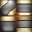 Vector gold and silver background set
