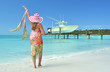Photo: Girl on the beach. Exuma, Bahamas Girl on the beach. Exuma, Bahamas