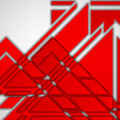 Geometric shape illustration, abstract background