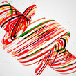 Futuristic abstract shape illustration, technology background