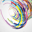 Futuristic abstract shape illustration, technology background