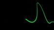 Light painted abstract line