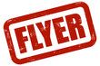 Grunge Stempel rot FLYER
