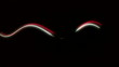 Light painted abstract line