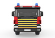 Fire Truck Isolated on White Background