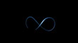 Light painted abstract line