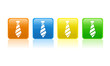 necktie icon vector