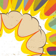 Comic book explosion, vector illustration