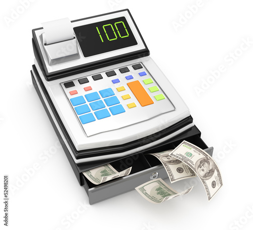 Illustration: cash register cash register