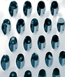 Abstract openings in metal