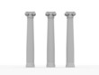 Three historical columns